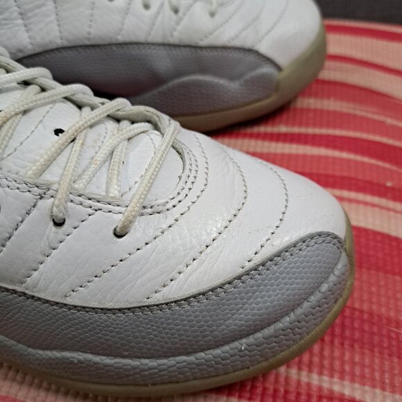 Nike Air Jordan 12 Retro GS Wolf Grey Size 7Y 510815-108 OG - Picture 8 of 14